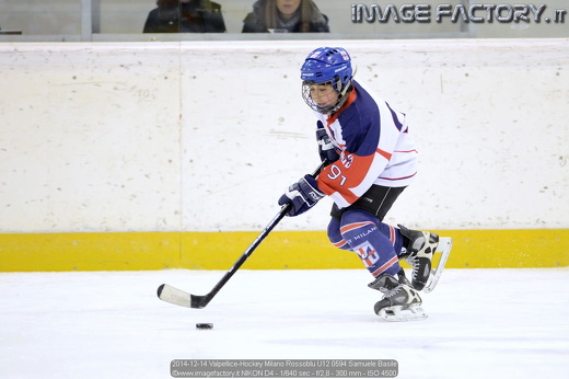 2014-12-14 Valpellice-Hockey Milano Rossoblu U12 0594 Samuele Basile